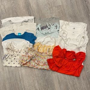 Lot of 15 toddler 2T/3T tops